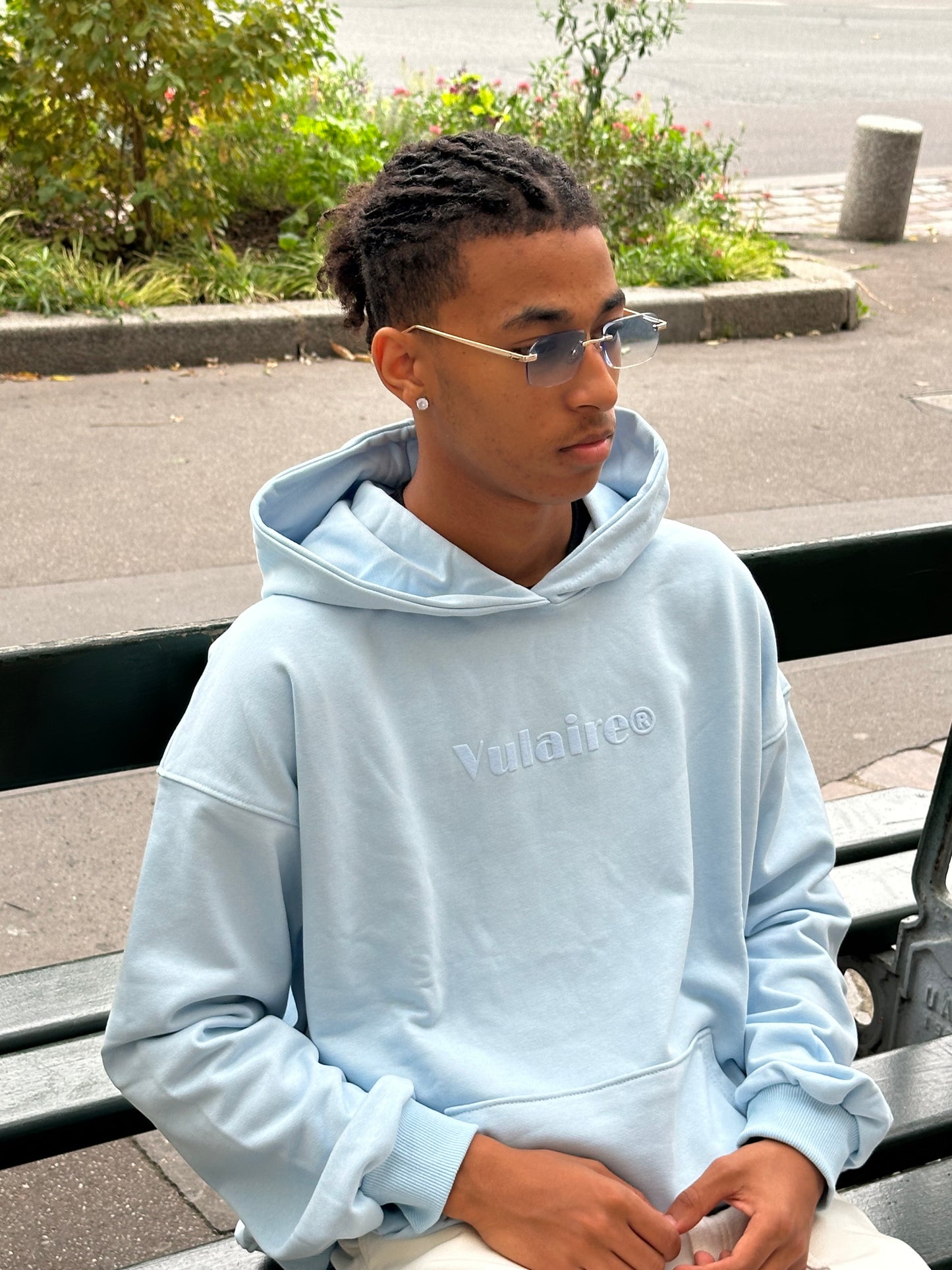 LIGHT BLUE VLR HOODIE